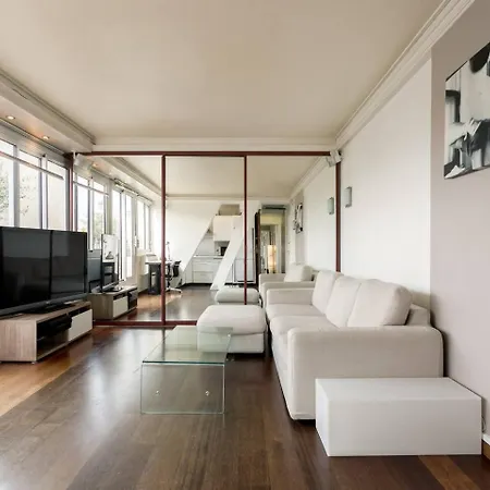 Terrasse Vue Tour Eiffel Párizs