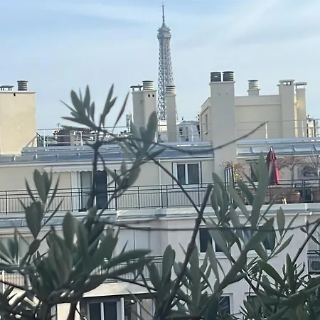 Terrasse Vue Tour Eiffel